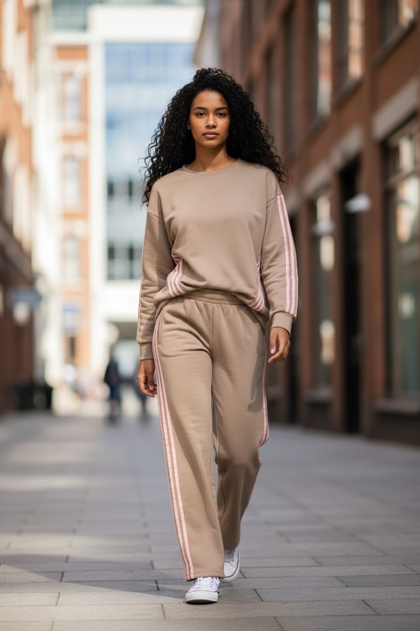 TUTA COMPLETA CON BANDE LATERALI