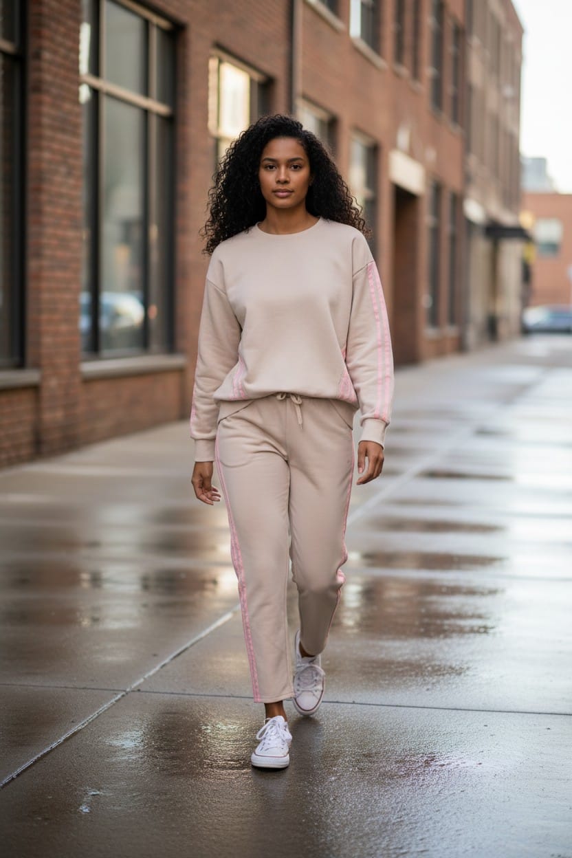 TUTA COMPLETA CON BANDE LATERALI