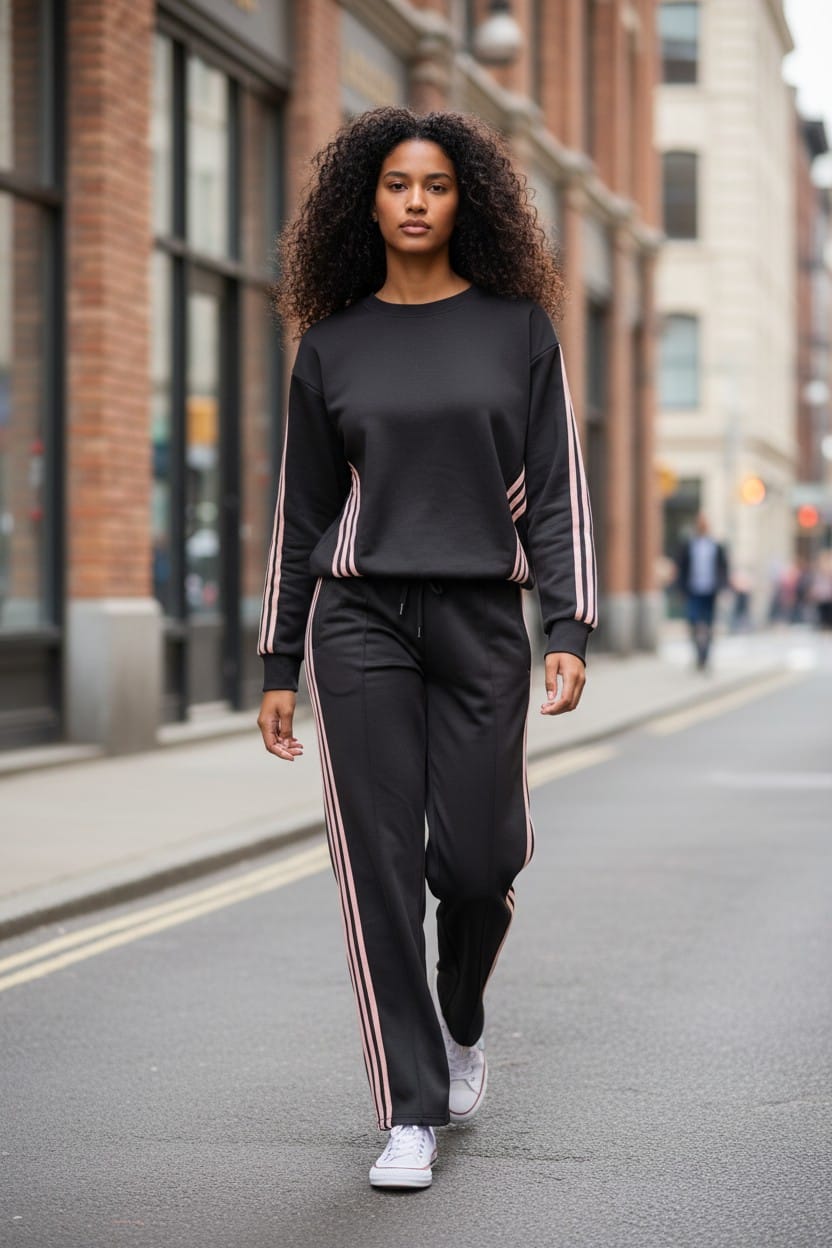 TUTA COMPLETA CON BANDE LATERALI