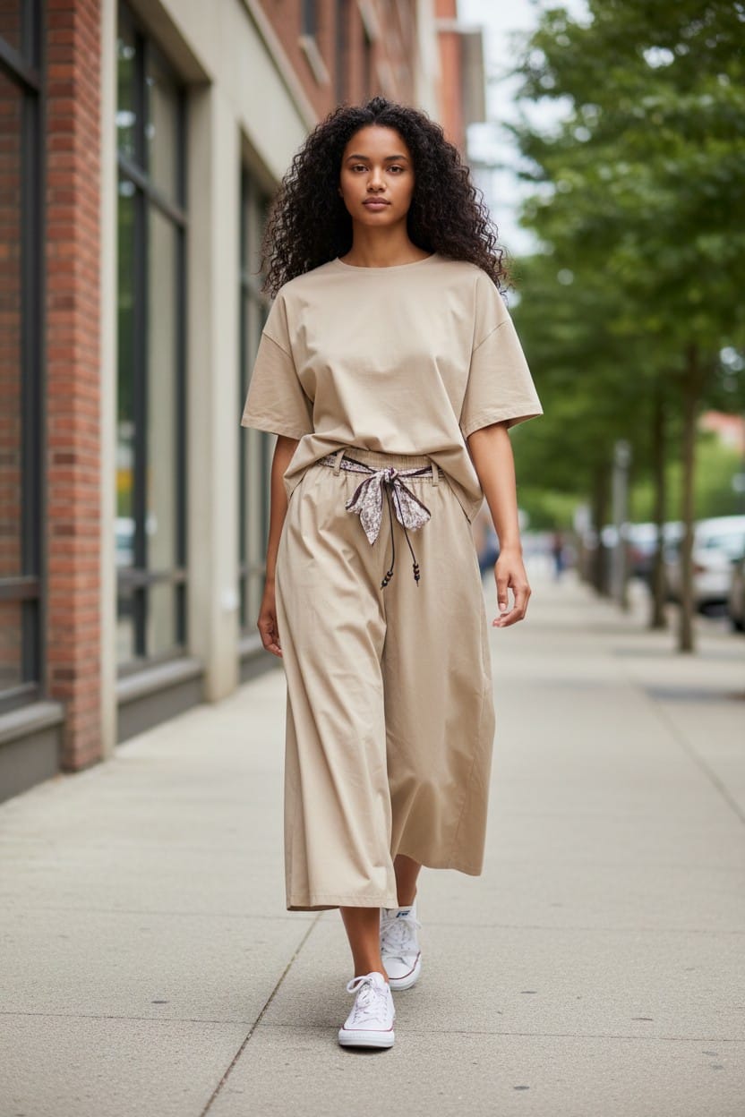 COMPLETO IN COTONE MAGLIA+PANTALONI CASUAL