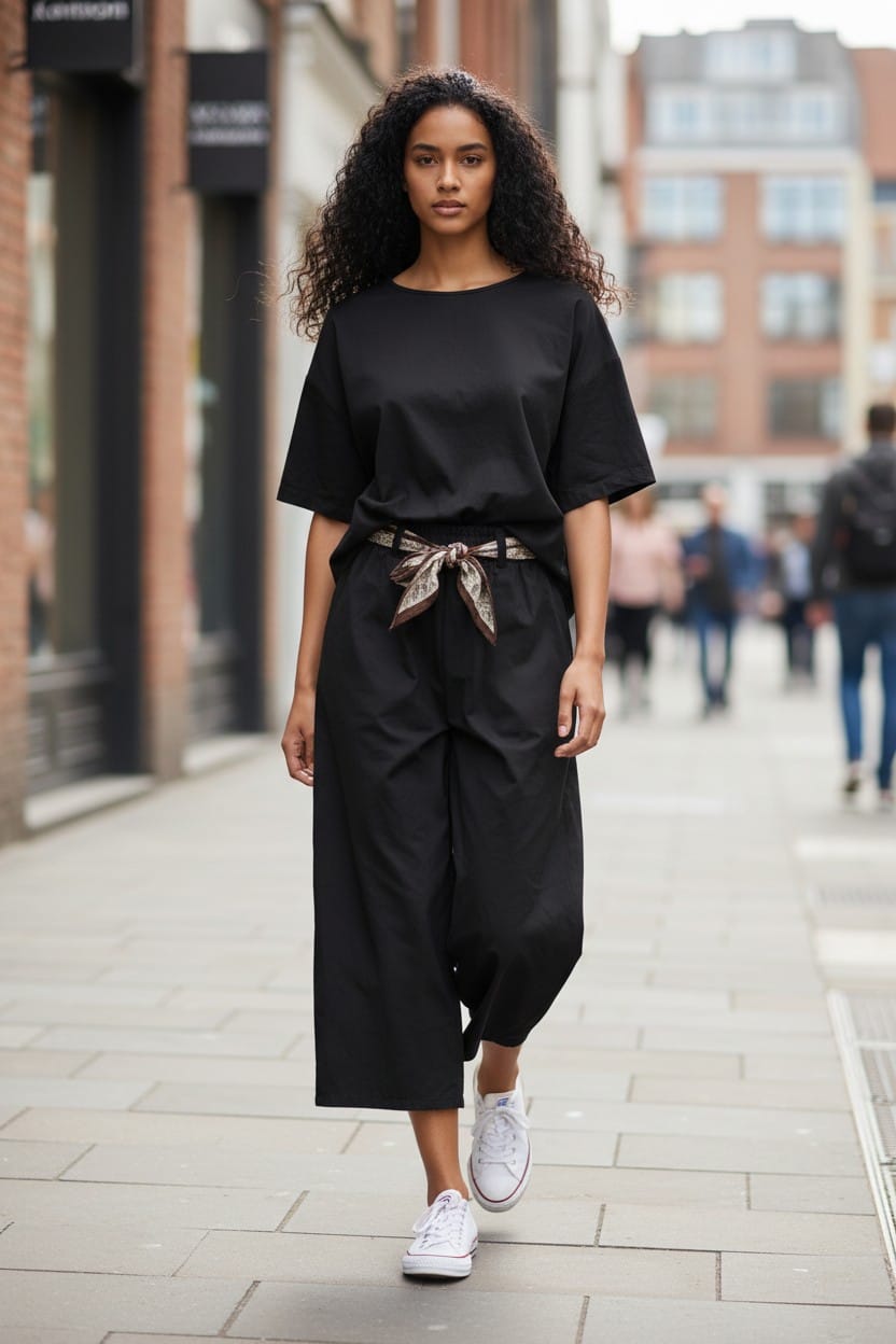 COMPLETO IN COTONE MAGLIA+PANTALONI CASUAL